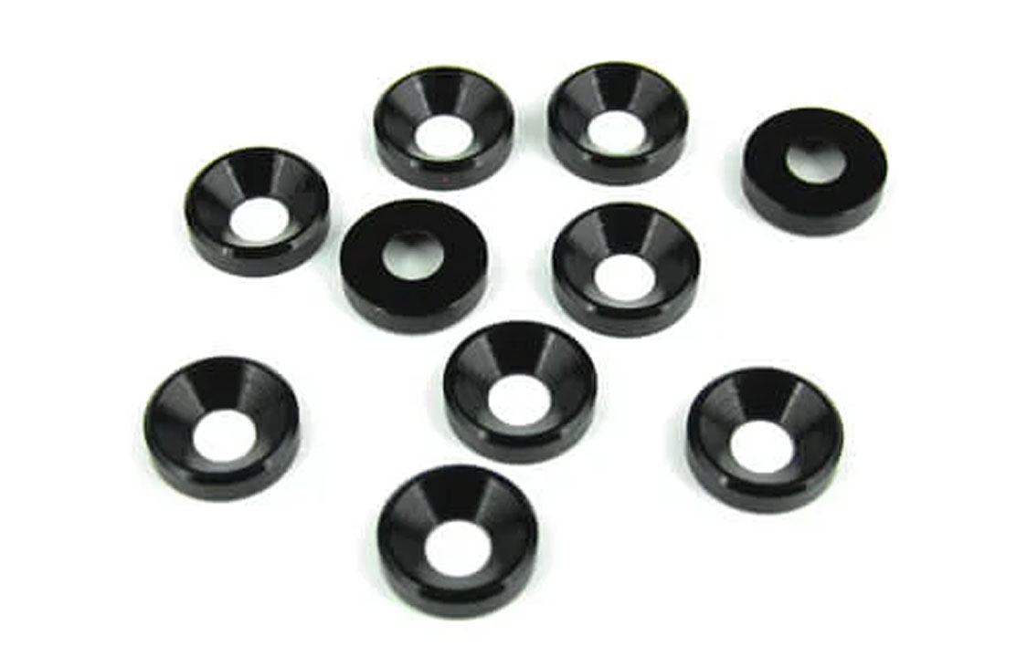 Assortment of high-quality Washers from Dalloyed in various types and sizes.