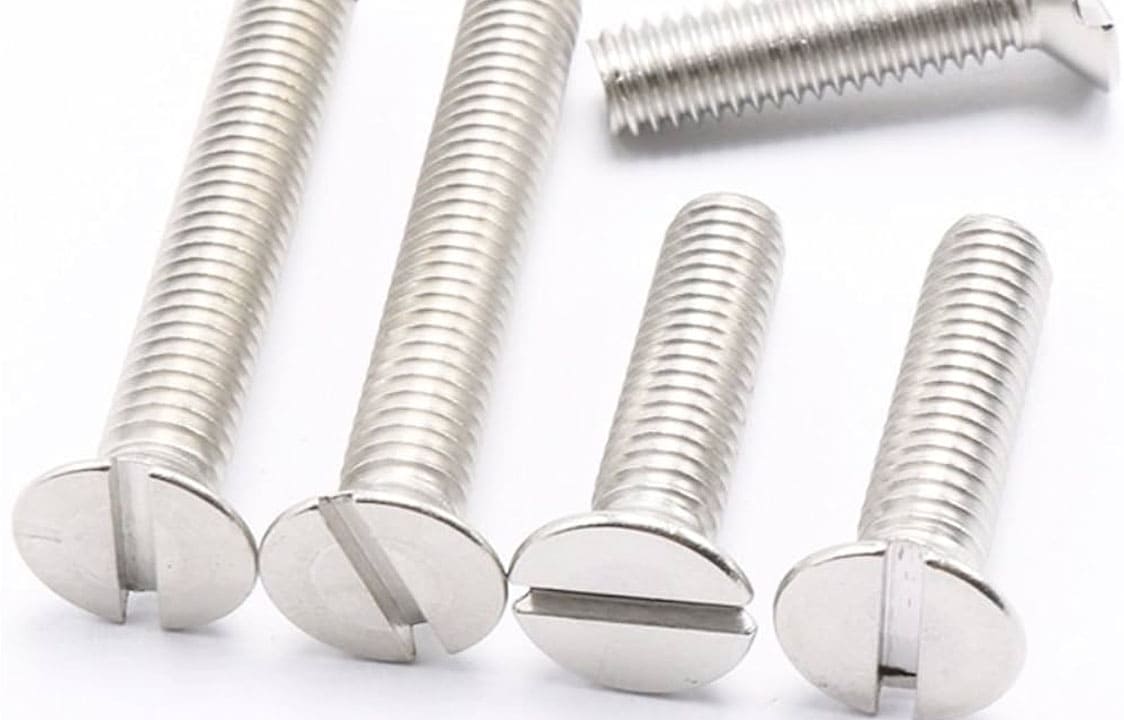 High-Quality CSK Slotted Screws by Dalloyed for Industrial and Construction Use